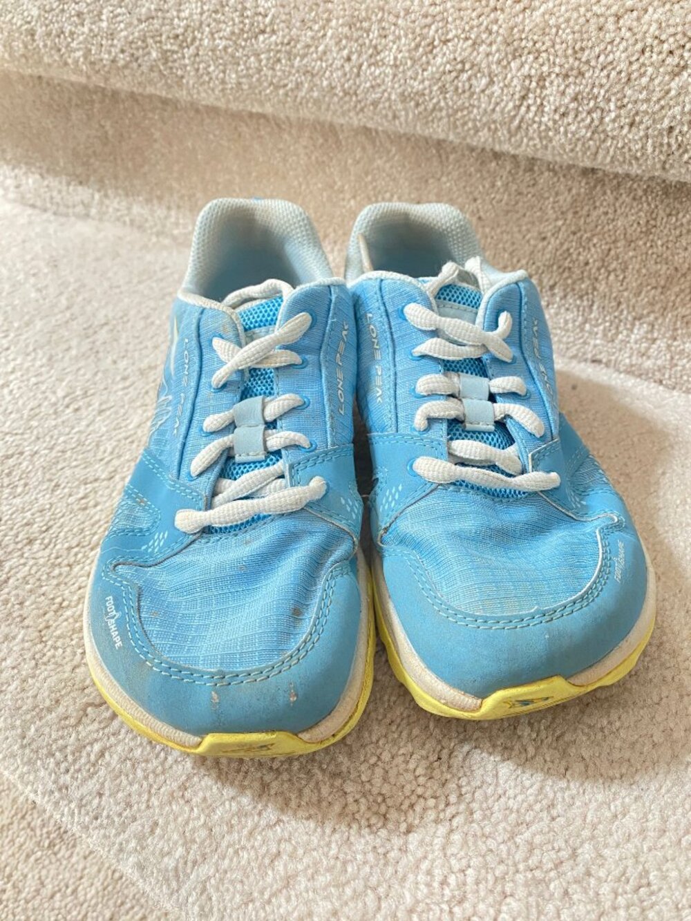 Altra Lone Peak Youth Size Sneaker Light Blue Size 3 Girls